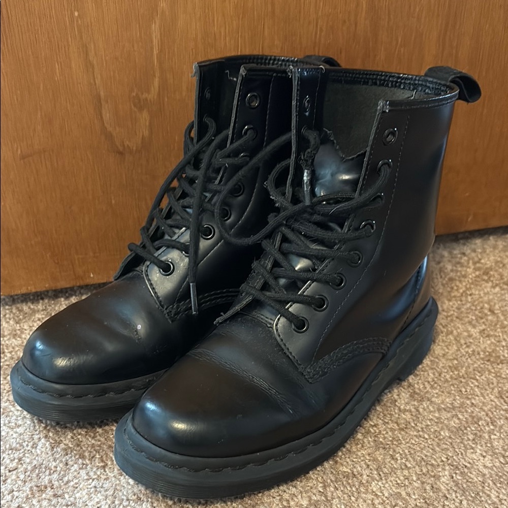 1460 mono doc marten boots